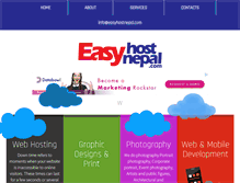 Tablet Screenshot of easyhostnepal.com
